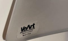 Set of Three VeArt Sculptural Glass Sconces with Brass Caps, Italy c. 1970's.