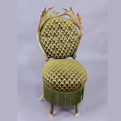 Set of Three Victorian Antler Parlor Chairs, Austria, circa 1880