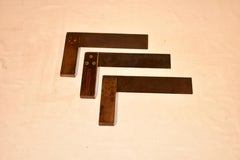 Set of Three Victorian Set Squares, C. 1880