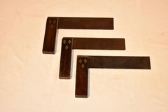 Set of Three Victorian Set Squares, C. 1880