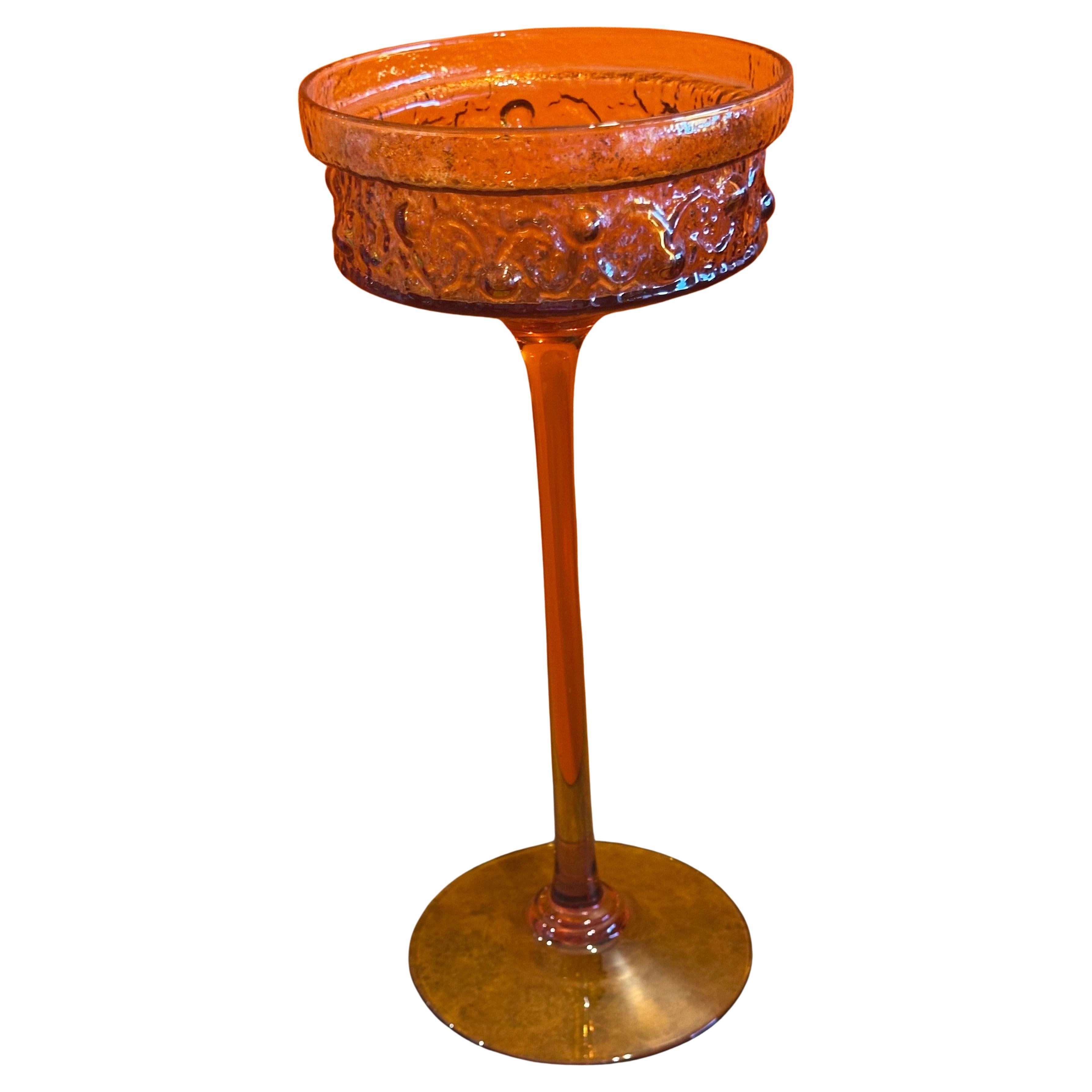 Set von drei Vintage-Bernsteinglaskommoden von Wayne Husted für Stelvia, Italien (Moderne der Mitte des Jahrhunderts) im Angebot