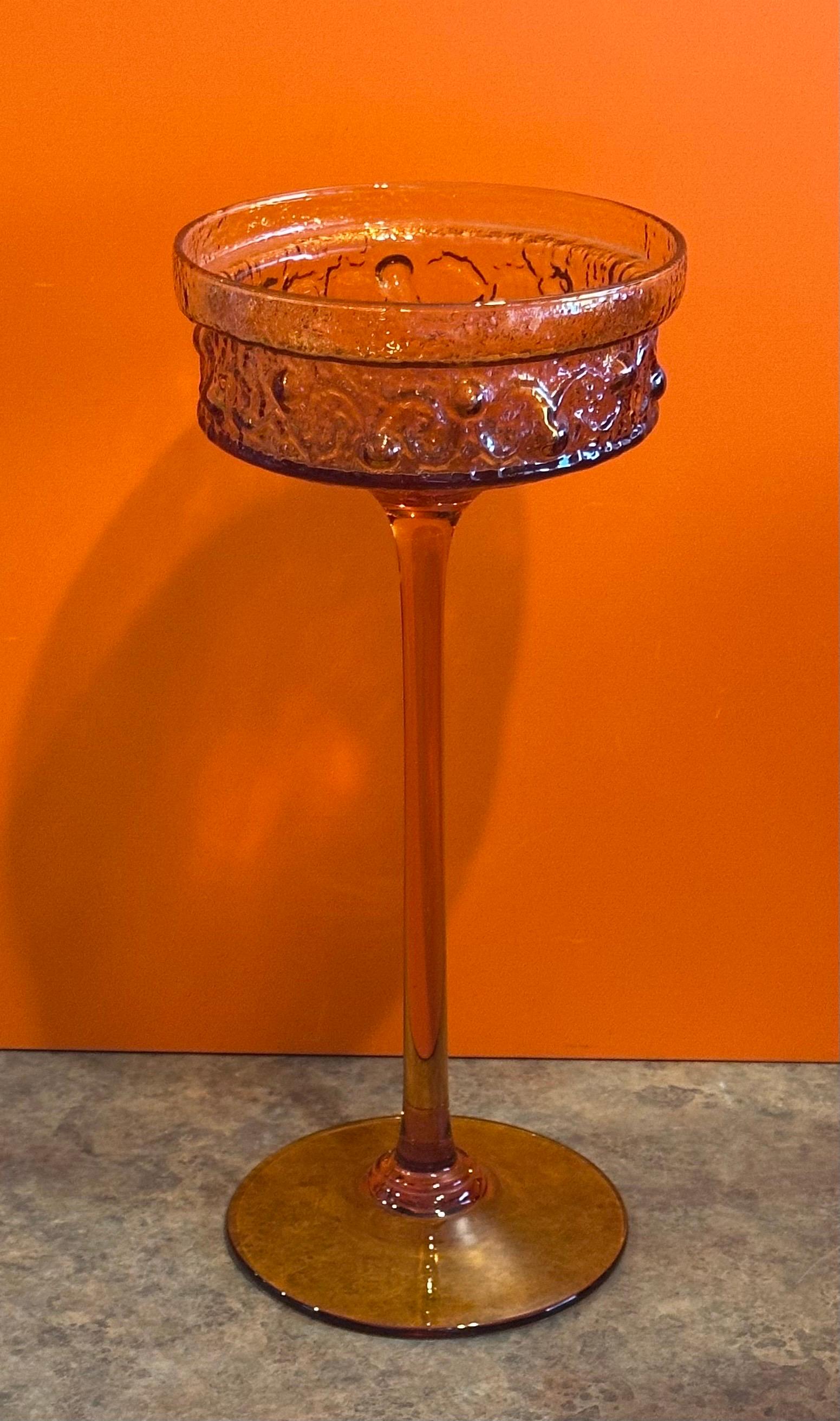 Set von drei Vintage-Bernsteinglaskommoden von Wayne Husted für Stelvia, Italien (20. Jahrhundert) im Angebot