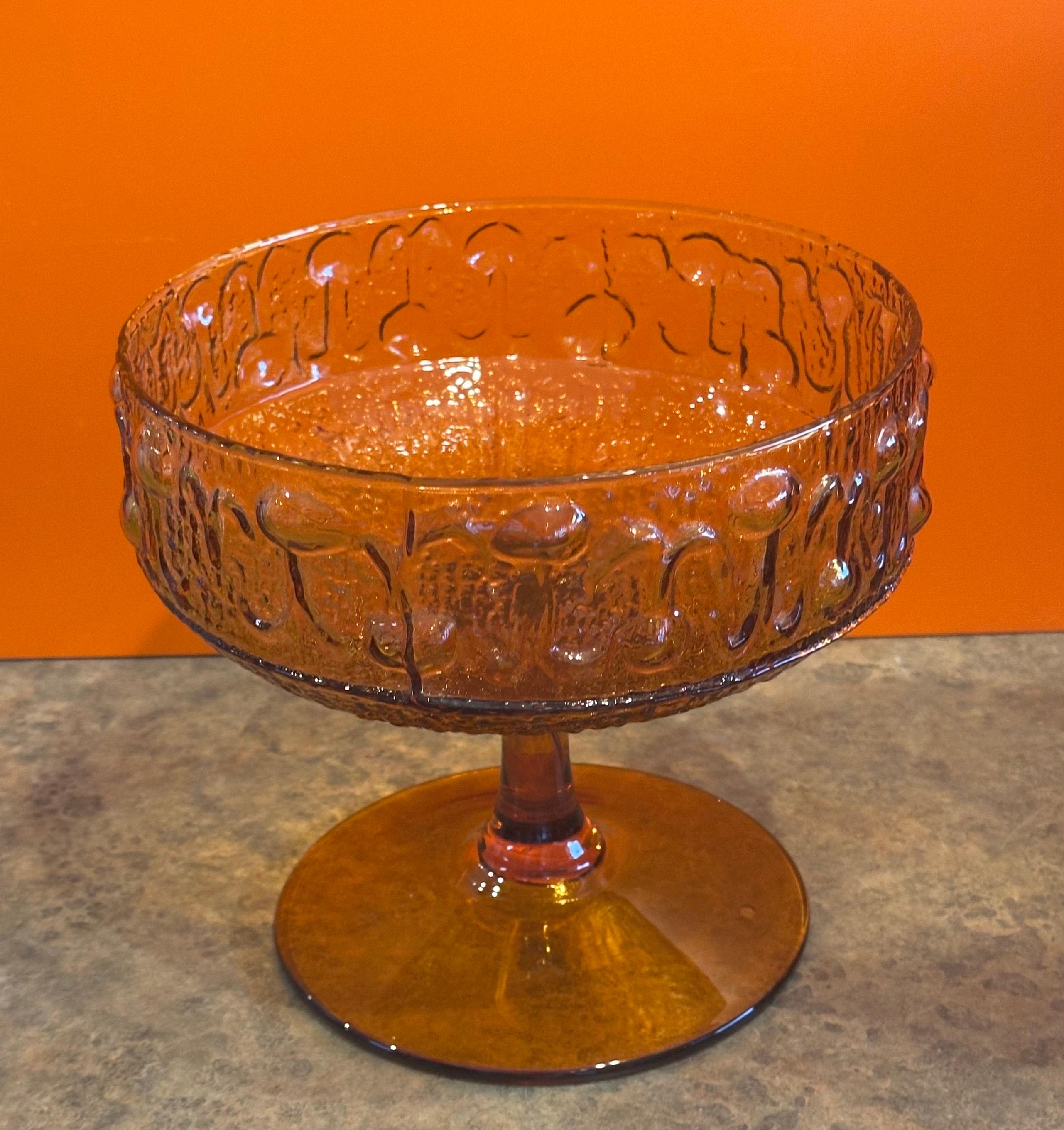 Set von drei Vintage-Bernsteinglaskommoden von Wayne Husted für Stelvia, Italien (Glas) im Angebot