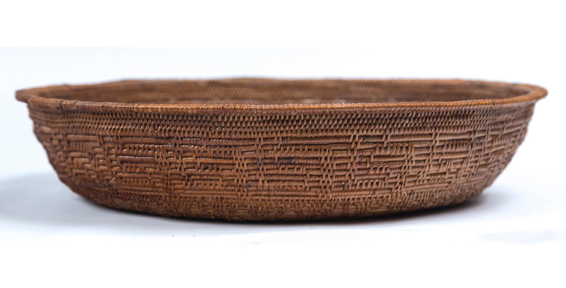 Ensemble de trois paniers asiatiques vintage, 20ème siècle 3
