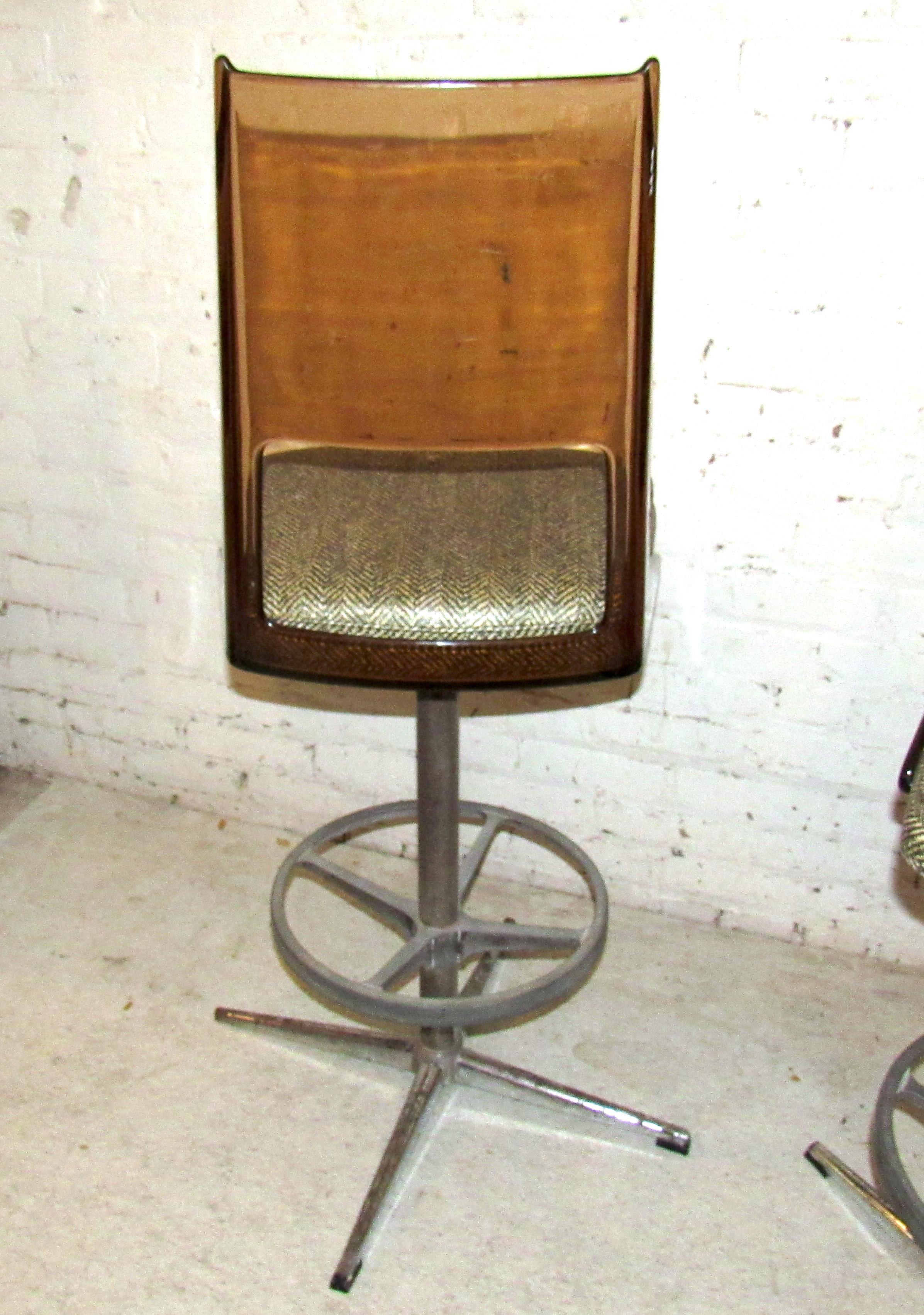 Set of Three Vintage Bar Stools 4