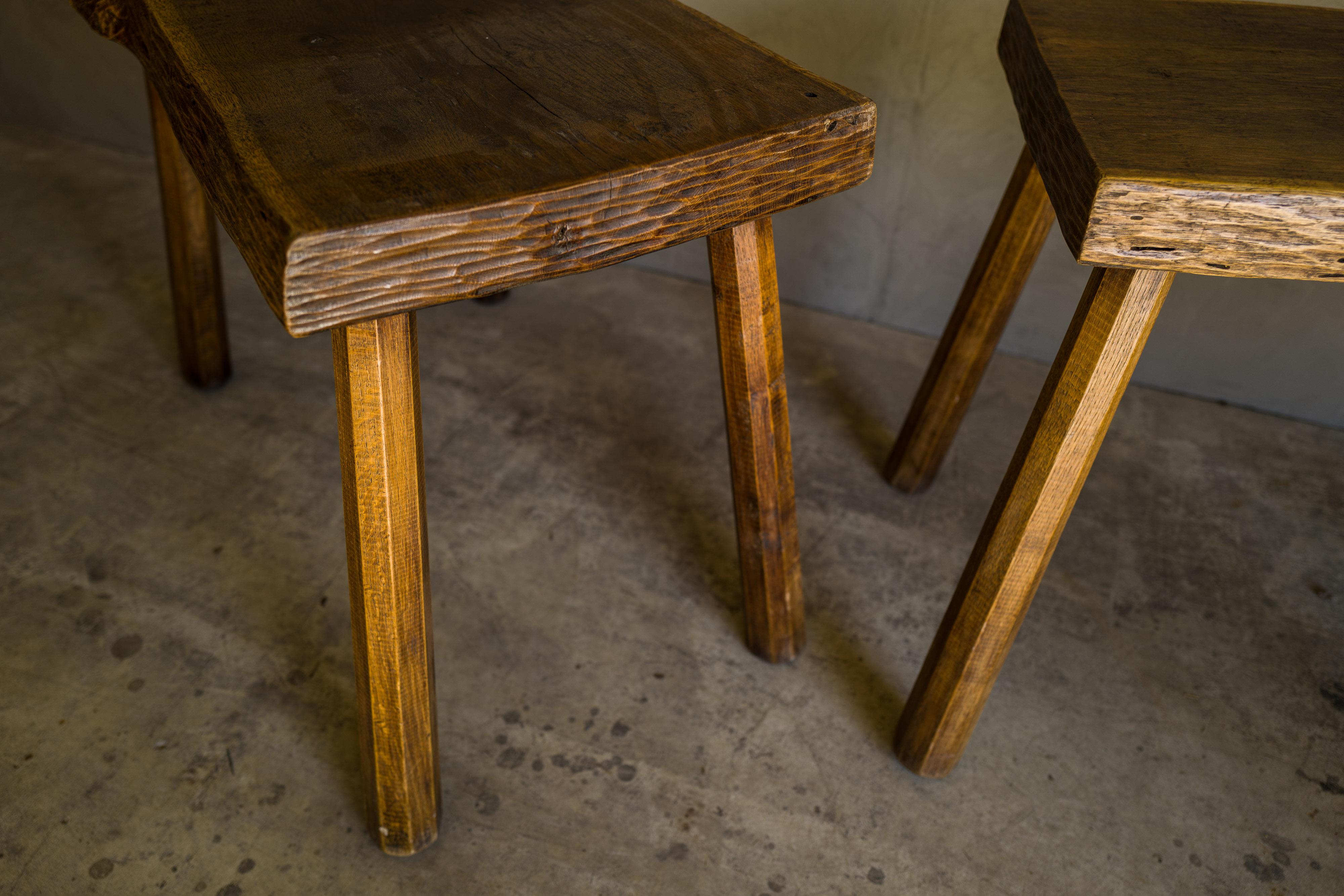 Mid-20th Century Set of Three Vintage Bistro Tables from France, circa 1960