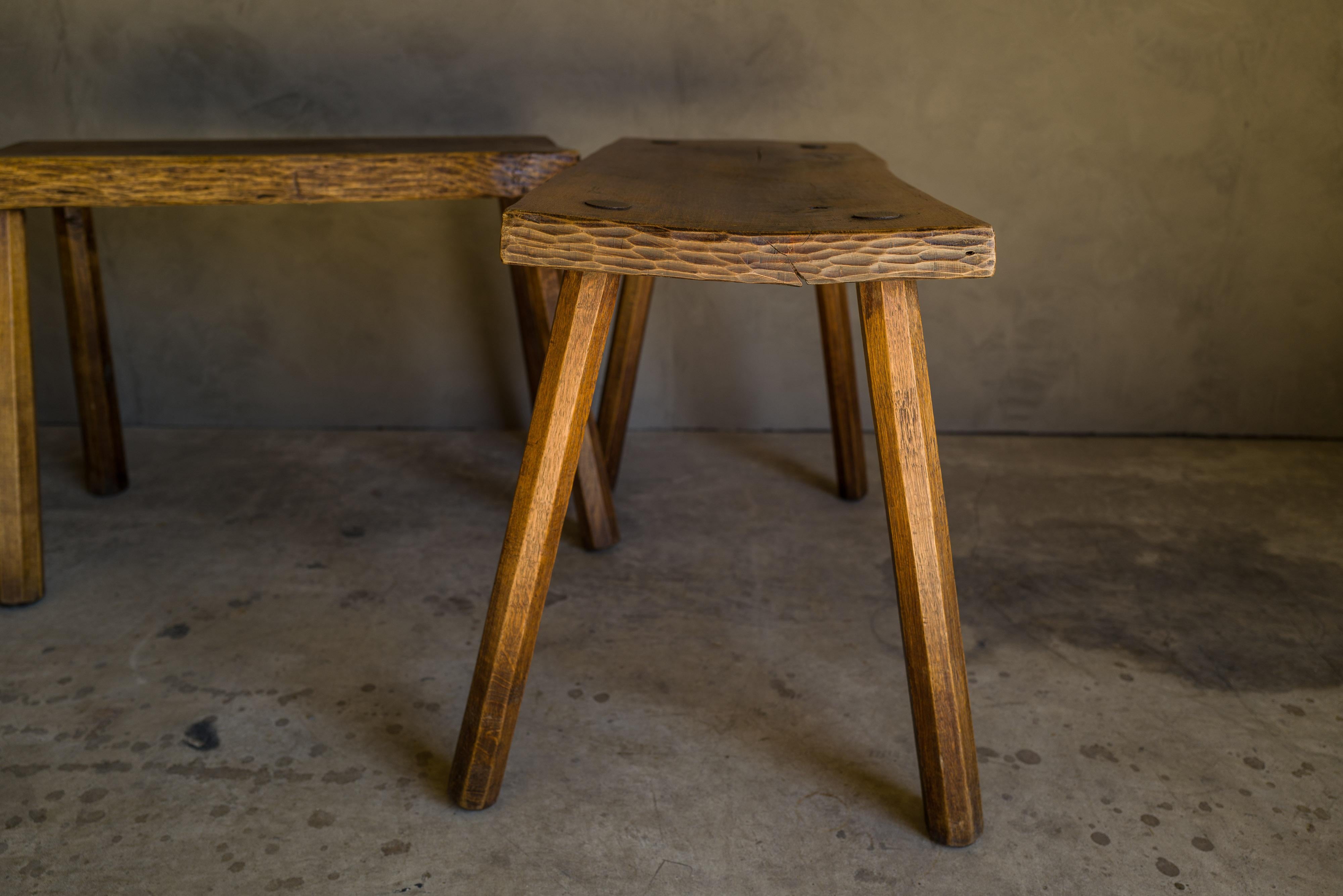 Set of Three Vintage Bistro Tables from France, circa 1960 1