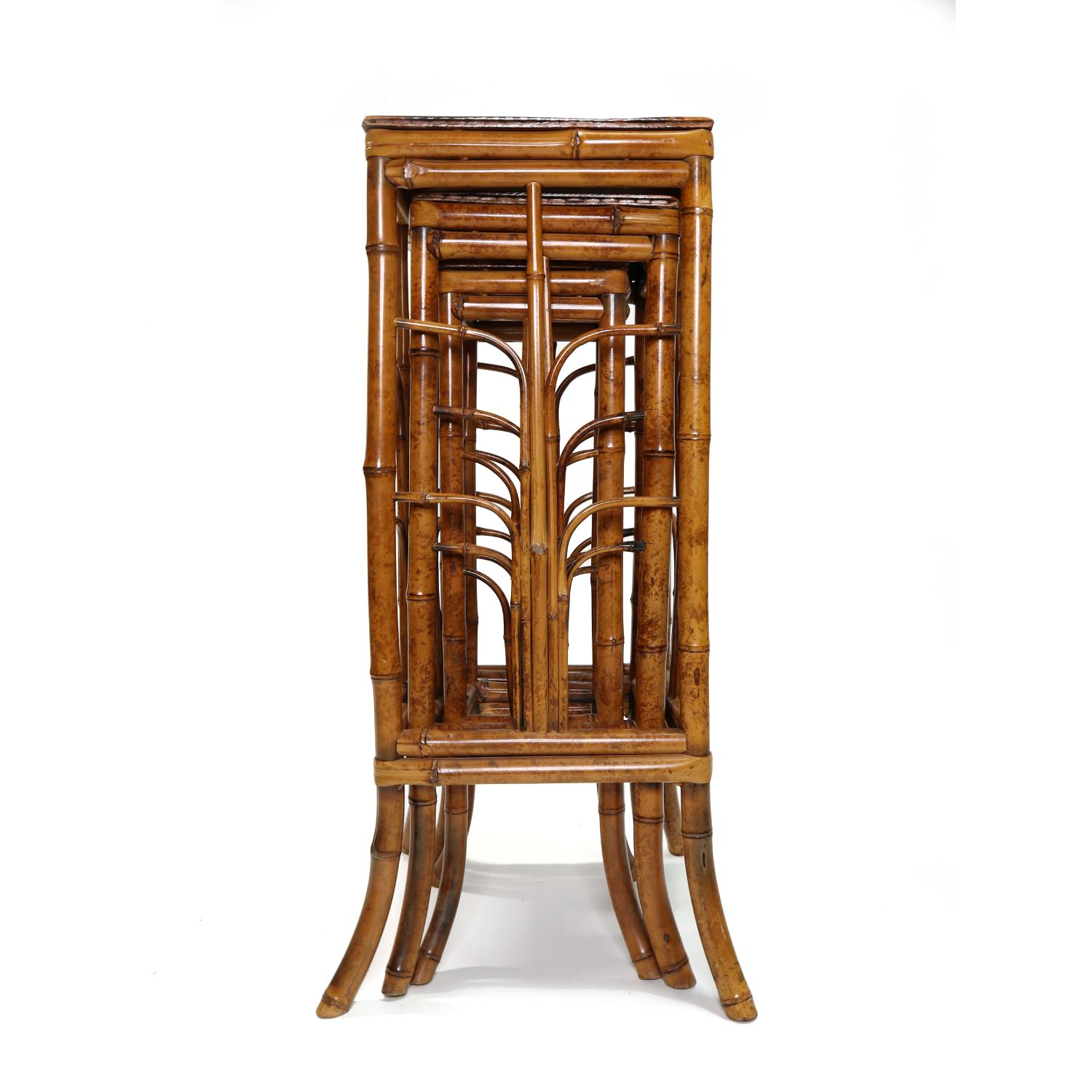 vintage bamboo plant stand