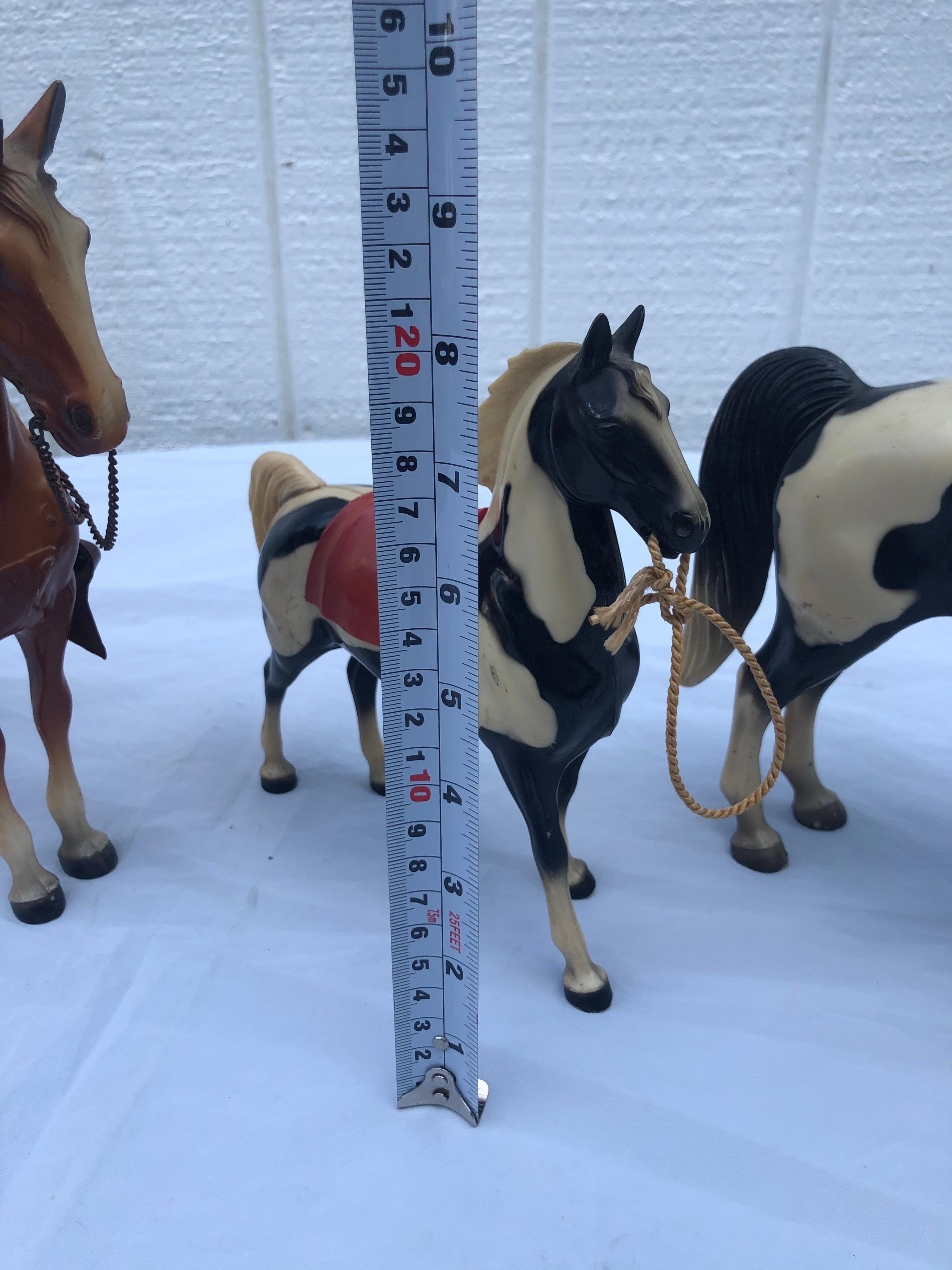 Set of Three Vintage Breyer Western Toy Horses 6