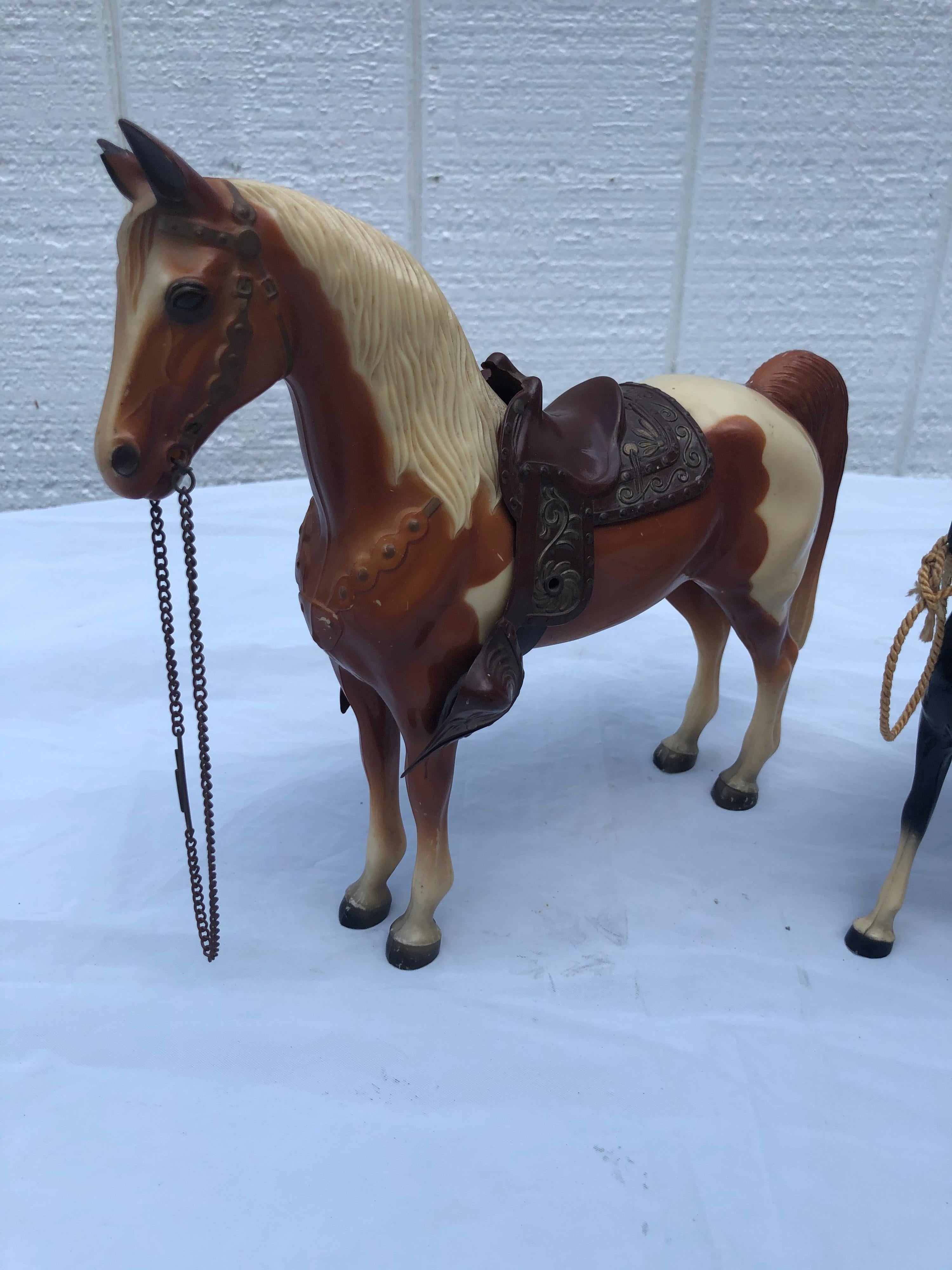vintage plastic horses