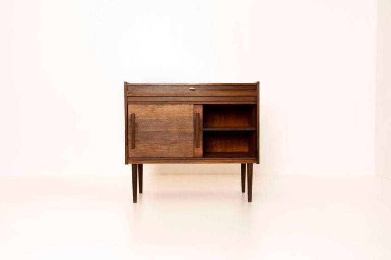 Danish Set of Three Vintage Cabinets in Veneered Rosewood, Denmark 1960s For Sale