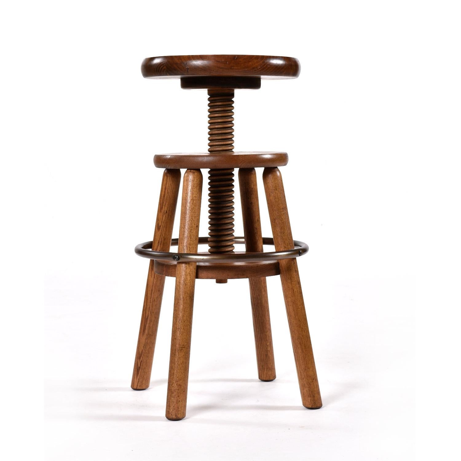 solid oak bar stools with backs
