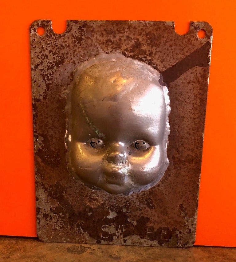 Set of Three Vintage Doll Head / Face Molds Steampunk For Sale at 1stDibs doll head molds