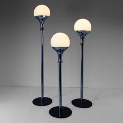 Set aus drei Vintage-Stehlampen, italienisches Design im Stil von Artemide, 1970er Jahre