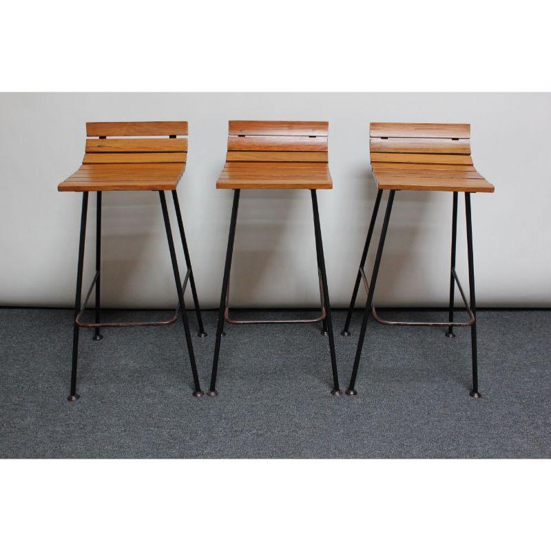 vintage wrought iron bar stools