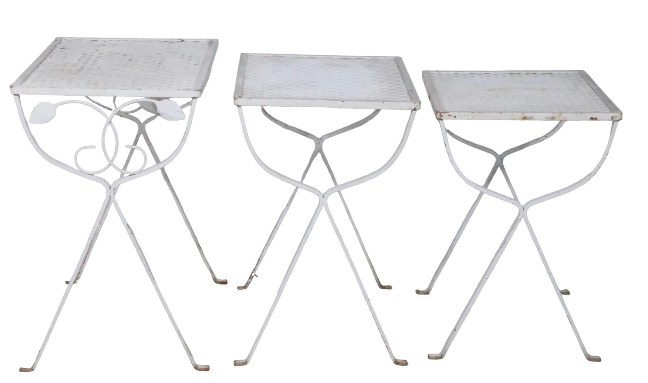 vintage metal outdoor table and chairs