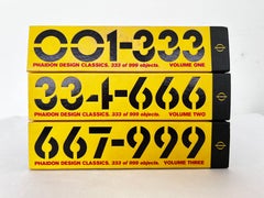 Conjunto de tres volúmenes de la colección «Phaidon Design Classics»