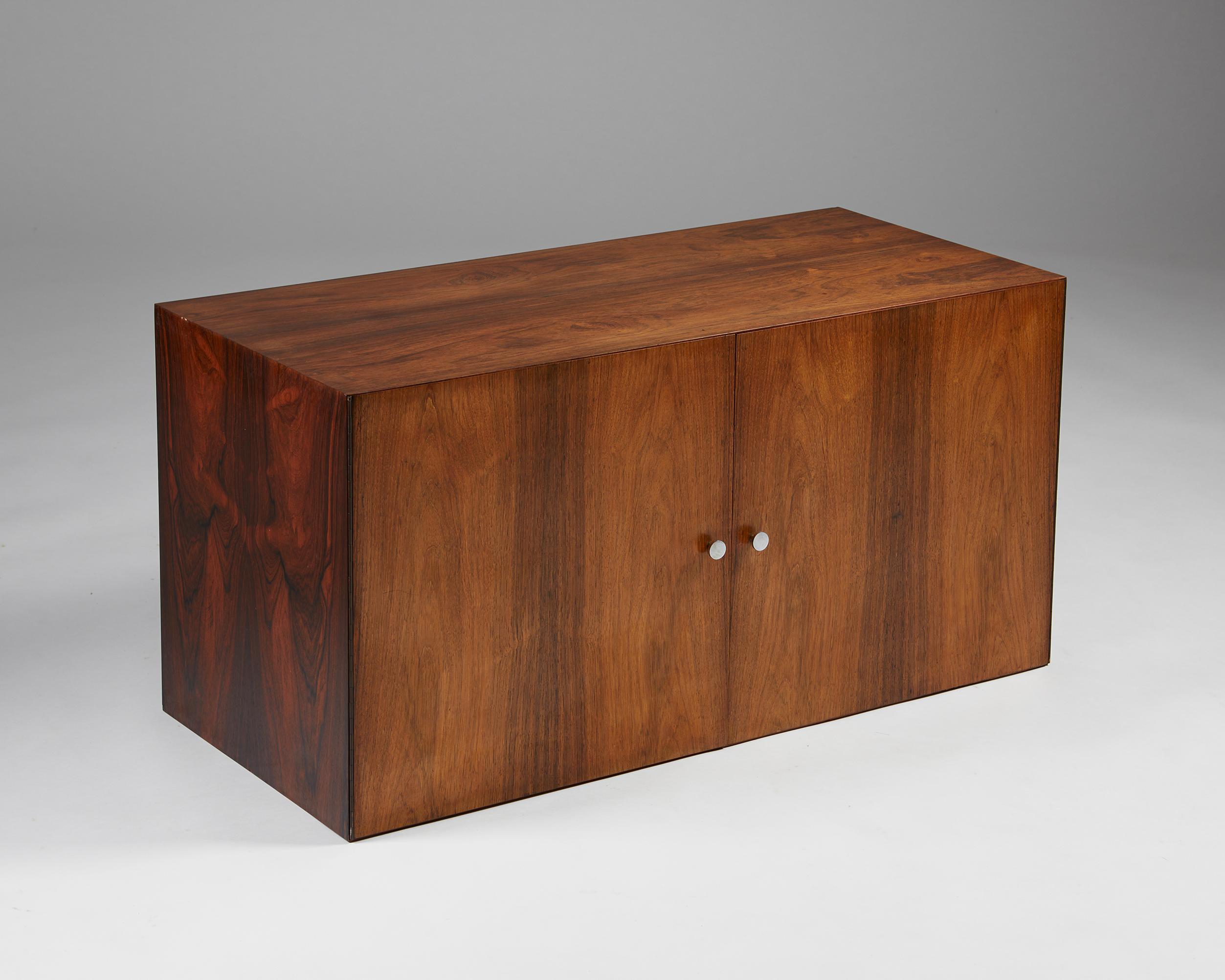 20th Century Set of Three Wall Hung Sideboards Designed by Poul Nørreklit for Sigurd Hansen