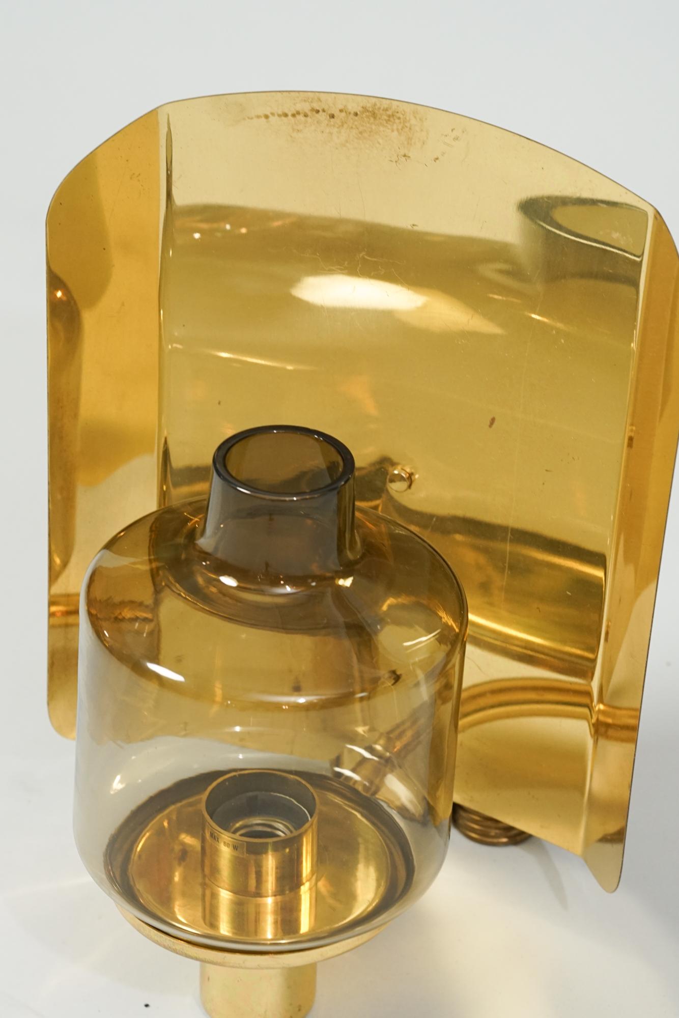 Scandinavian Modern Set of Three Wall Lights, Hans-Agne Jakobsson, 1960s For Sale