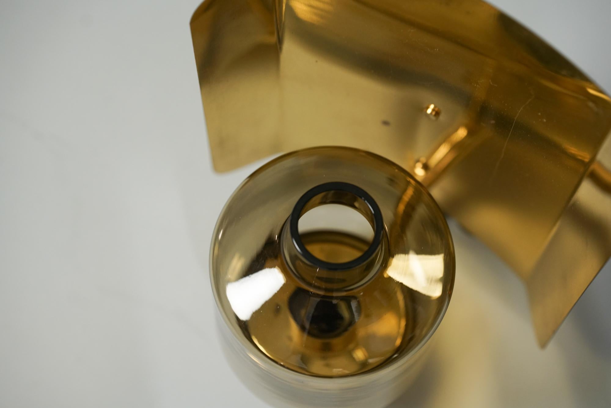 Set of Three Wall Lights, Hans-Agne Jakobsson, 1960s In Good Condition For Sale In Helsinki, Uusimaa