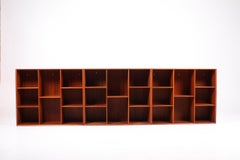 Set of Three Wall-Mounted Bookcases by Hvidt & Mølgaard