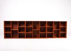 Set of Three Wall-Mounted Bookcases by Hvidt & Mølgaard