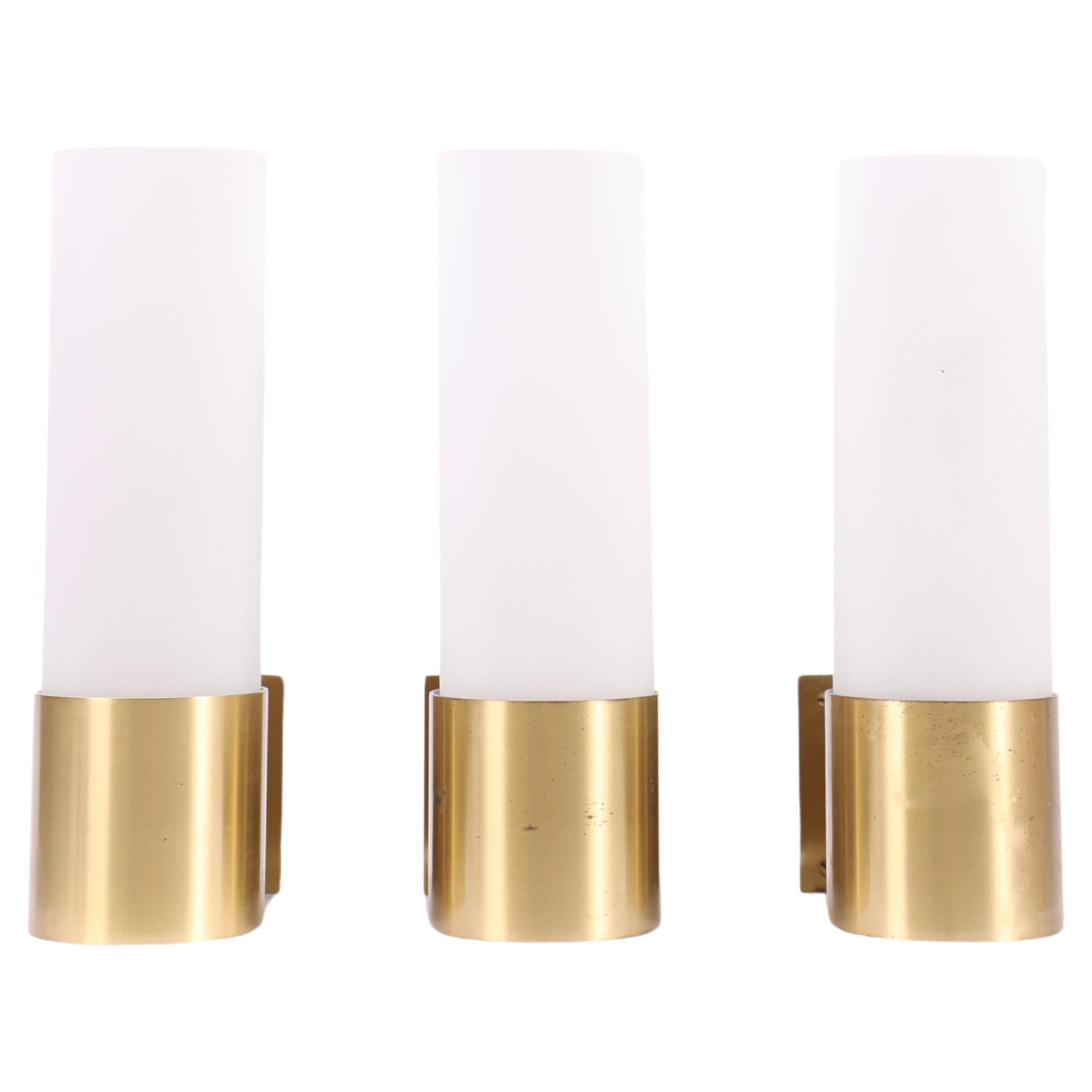Set of Three Wall Sconces Designed by Jørgen Bo, 1960s For Sale