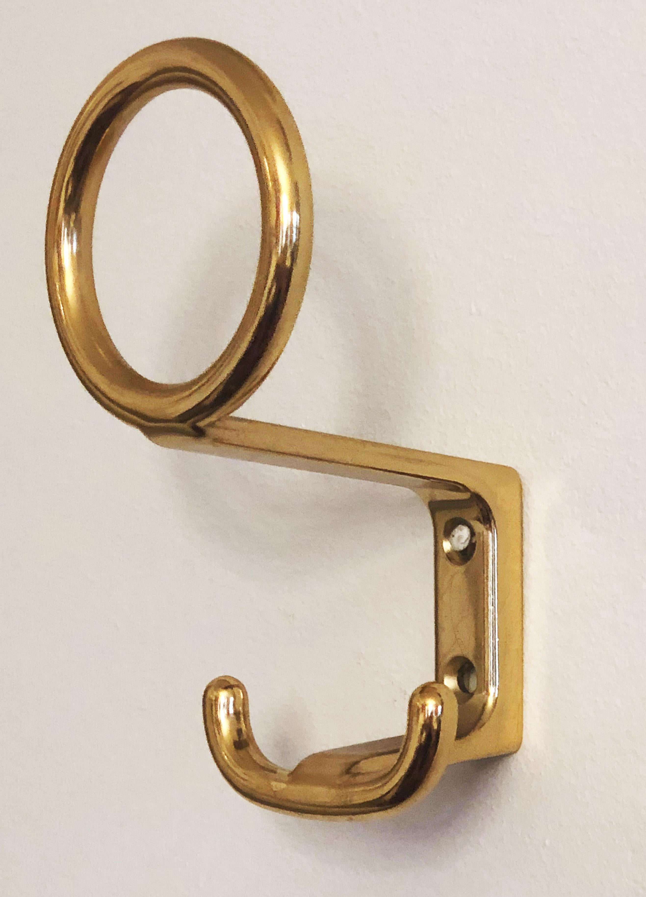 Set of Three Wardrobe Hooks from the 1970s In Excellent Condition In Vienna, AT