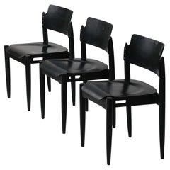 Set of Three "Wilmas Chair", Ilmari Tapiovaara, Wilhelm Schaumann Oy, 1960s