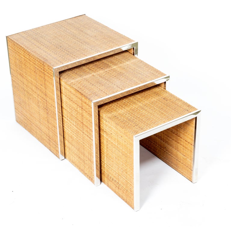 Hand-Woven Nesting Tables main image 1