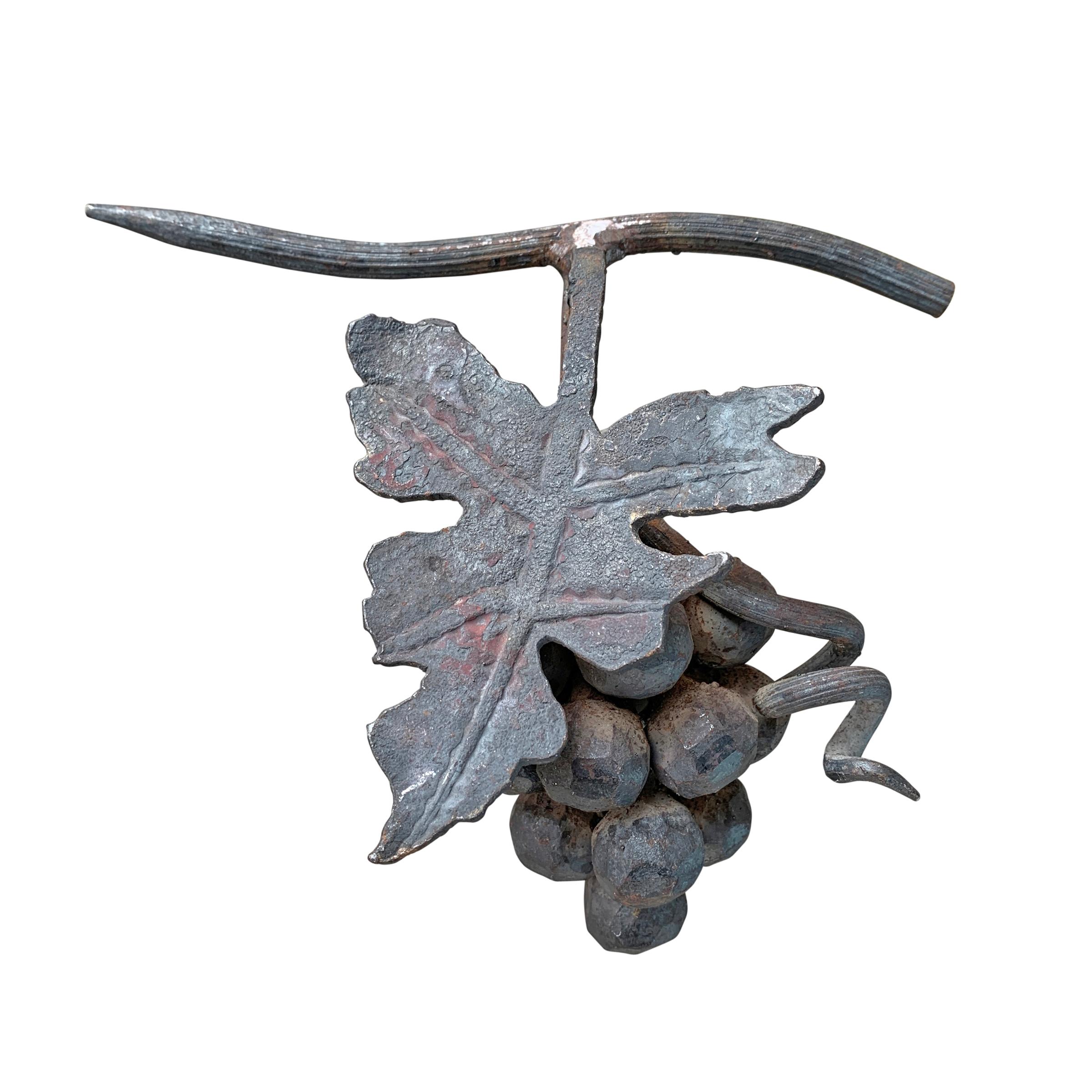 Set of Three Wrought Iron Grape Clusters 4