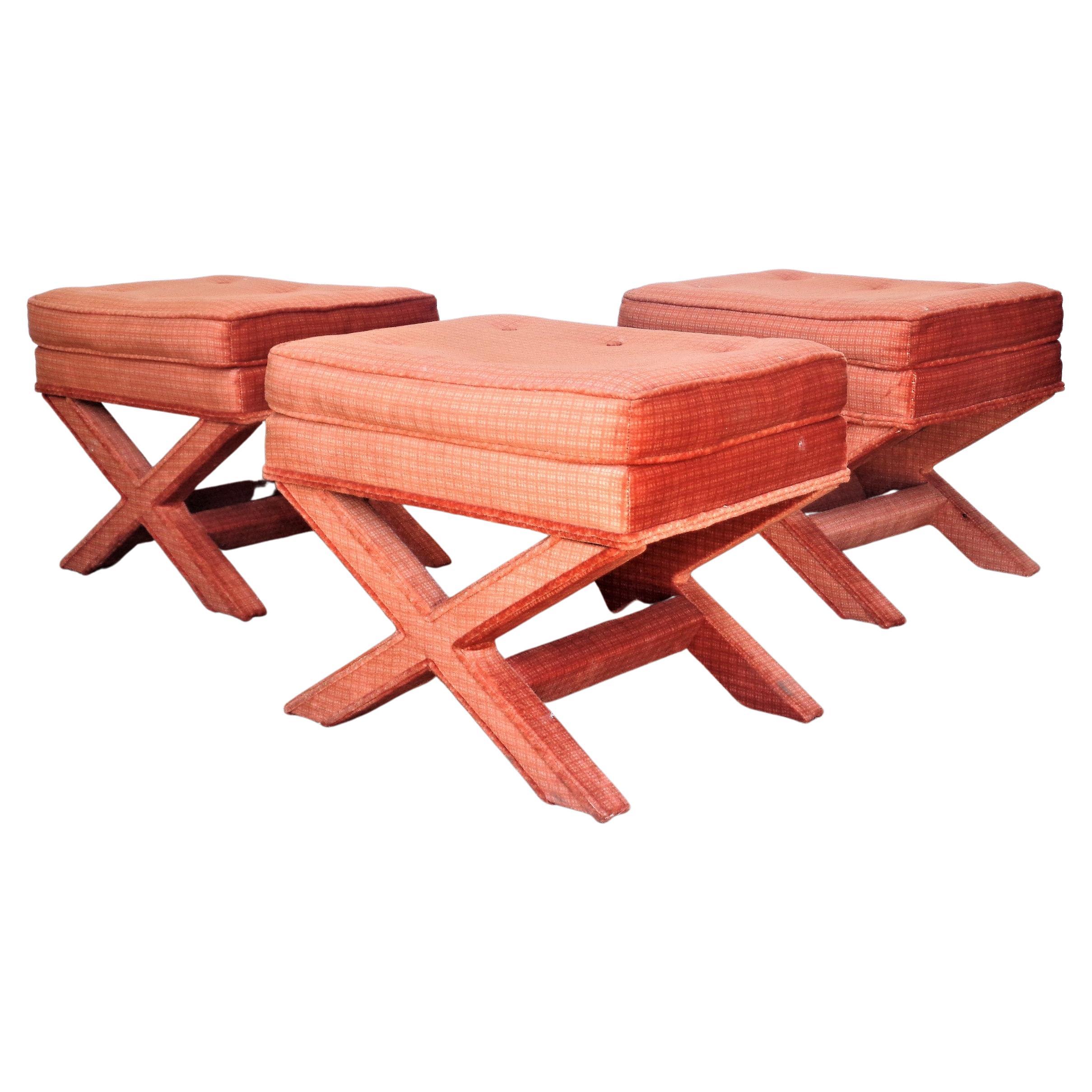 American   X Base Benches in the Style of Billy Baldwin