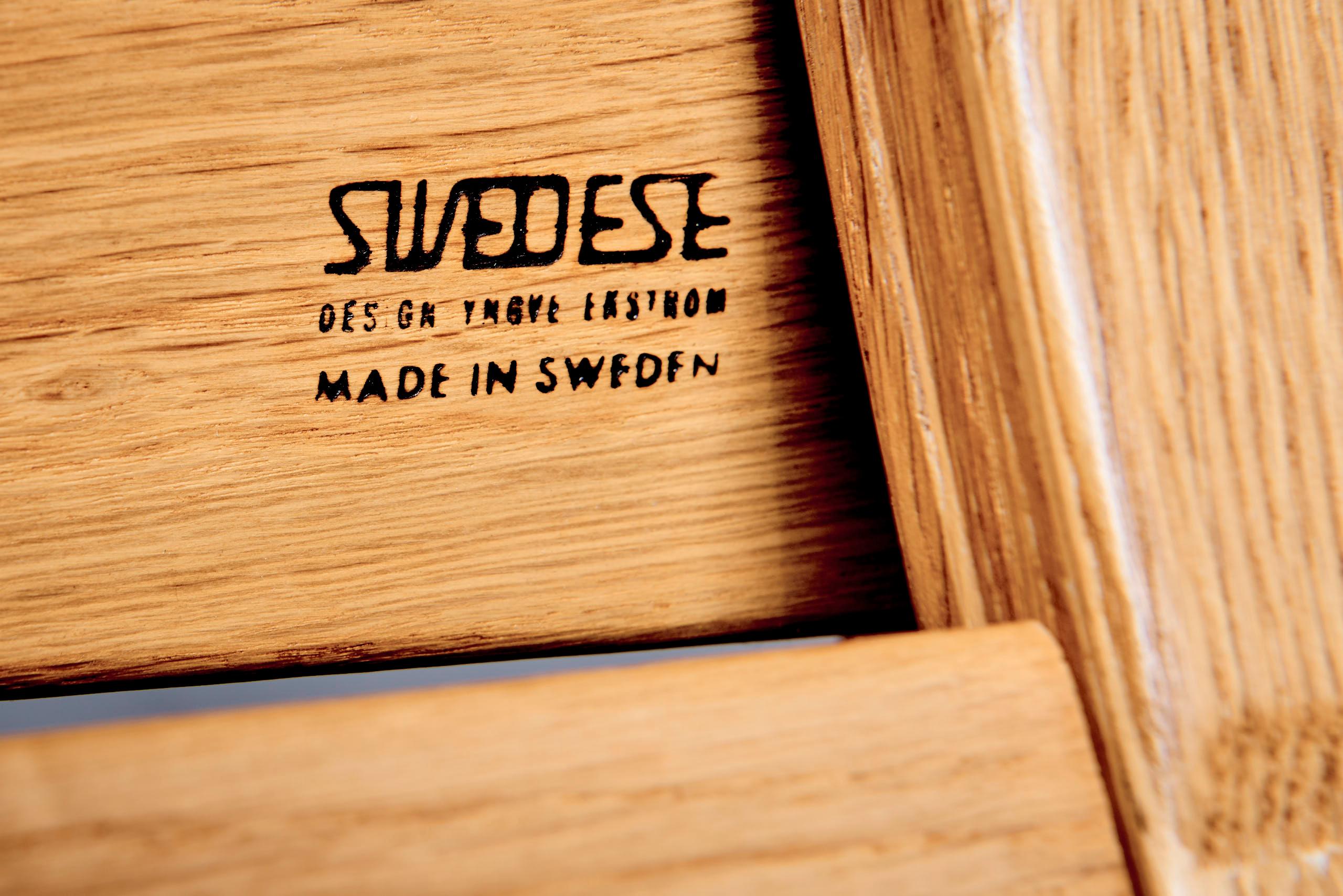 Ensemble de trois chaises longues Yngve Ekström pour Swedese en vente 12