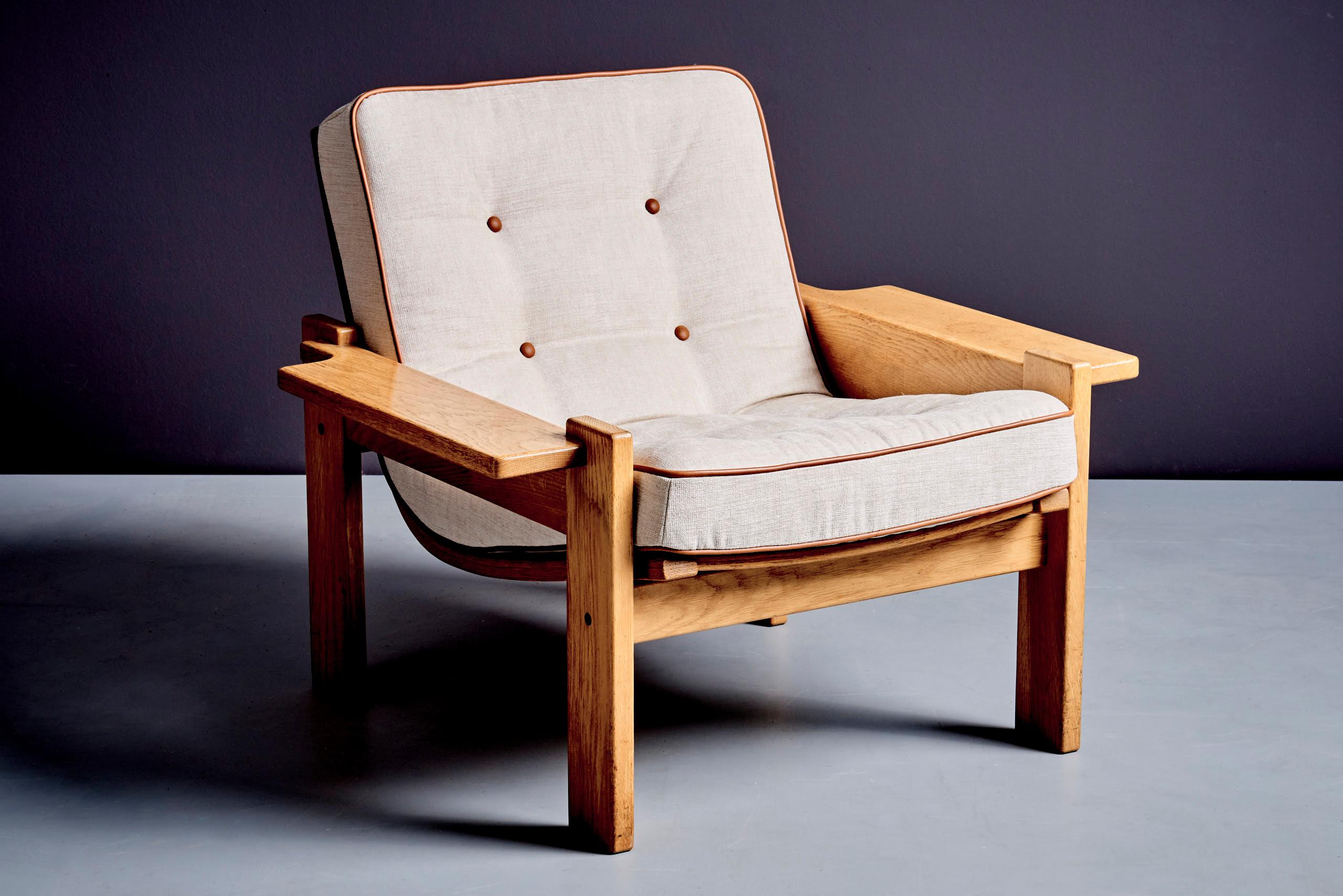 Ensemble de trois chaises longues Yngve Ekström pour Swedese en vente 2