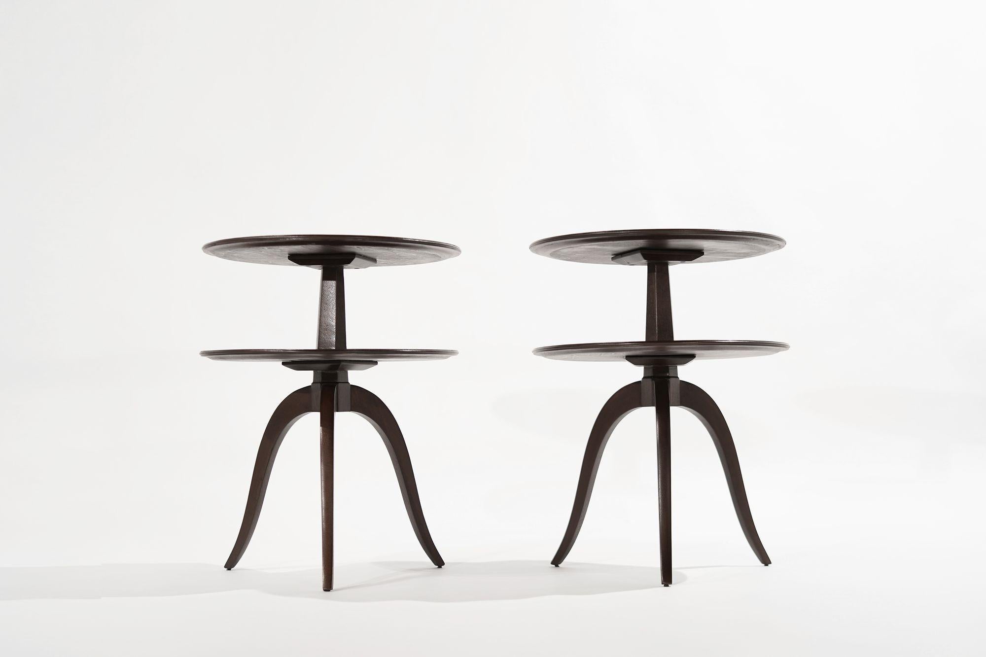 Mid-Century Modern Set of Tiered End Tables by Paul Frankl, C. 1950s