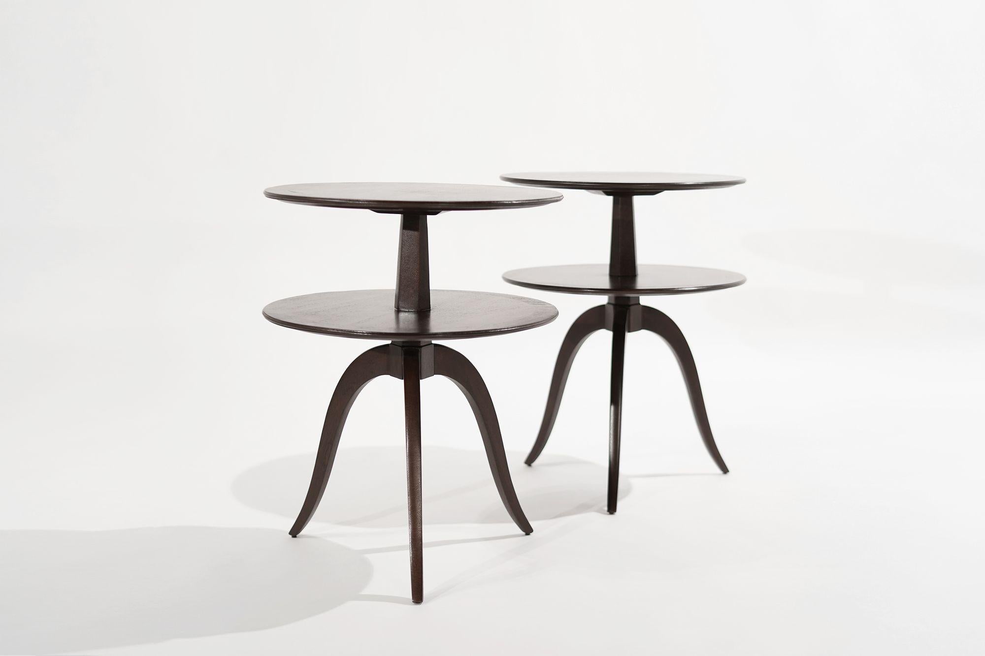 20th Century Set of Tiered End Tables by Paul Frankl, C. 1950s