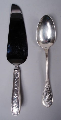 Set de Tiffany Audubon en argent sterling avec 74 Pieces pour 12