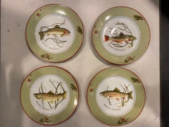 Set of Tiffany & Co. Trout Dinner Plates