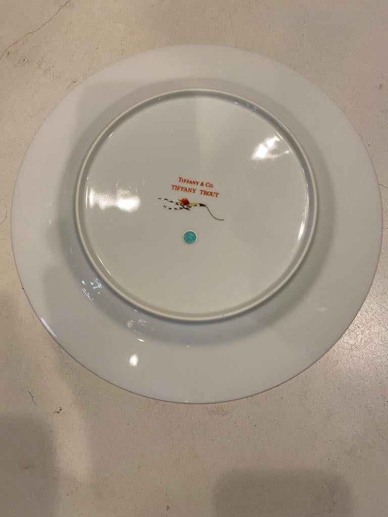 Hand-Crafted Set of Tiffany & Co. Trout Dinner Plates