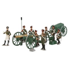 Set of Tin Figurines, Aiming the Gun, Ukraine by Yuriy Kutselik, 1812