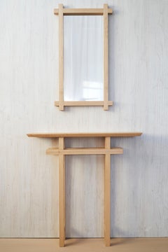 Set of Tori 2 Console and Mirror by Jean-Baptiste Van Den Heede