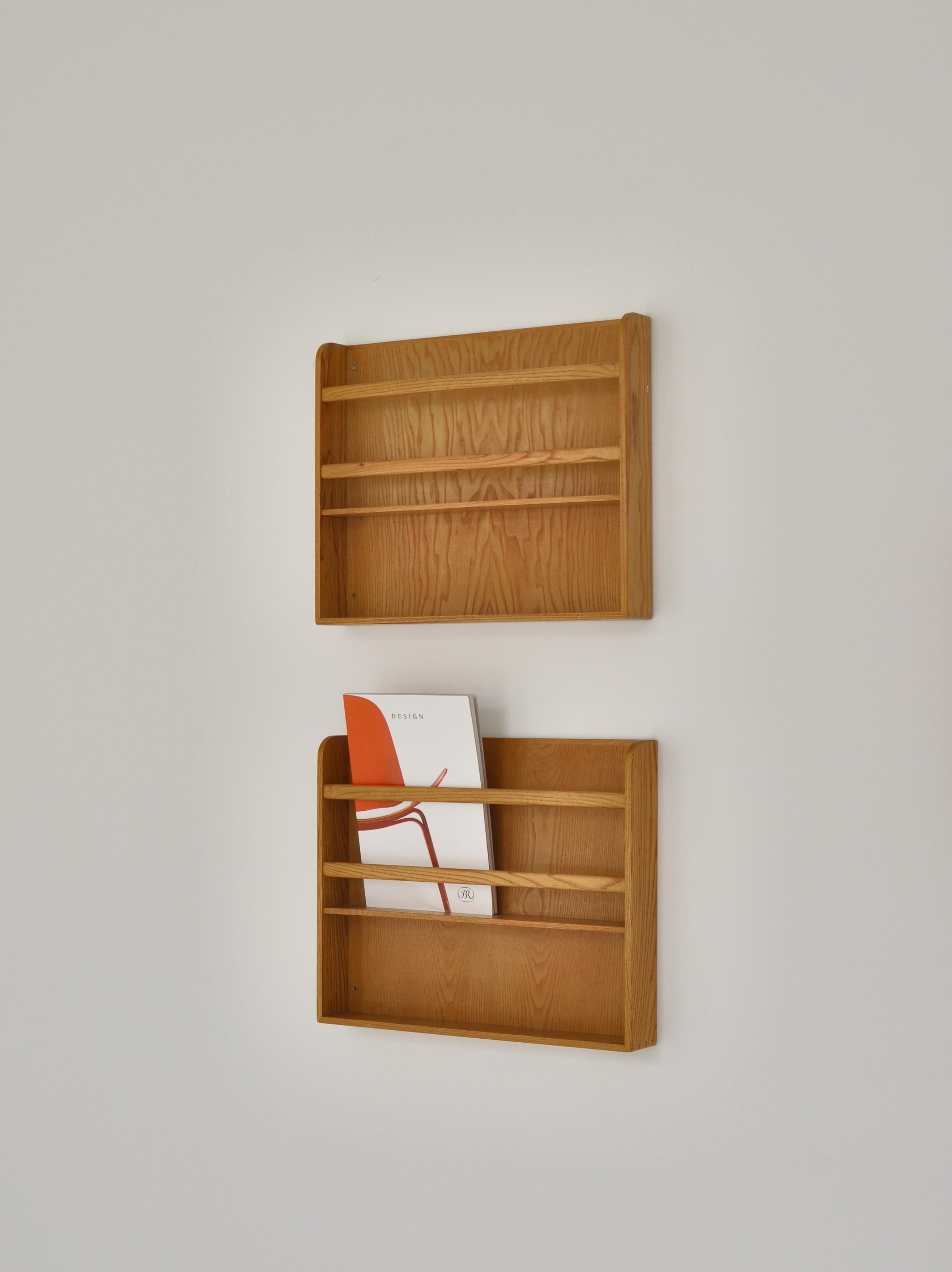 Set of Tove & Edvard Kindt-Larsen Wall Mounted Cabinet & Shelves, 1930s 5