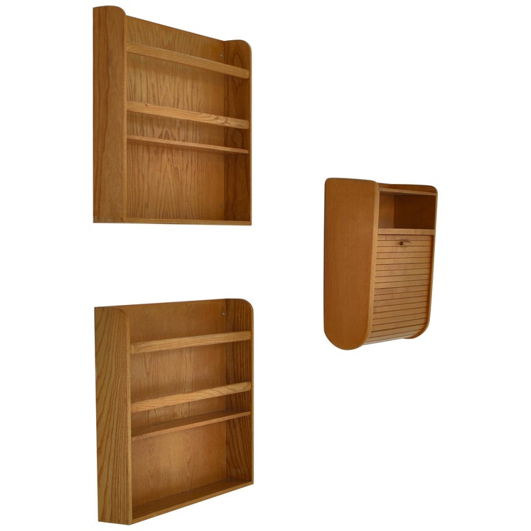 Set of Tove and Edvard KindtLarsen Wall Mounted and Shelves