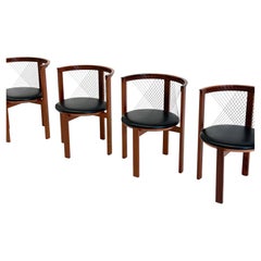 Set of Tranekær String chairs by Niels Jørgen Haugesen