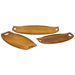 Set of Trays by Jens Harald Quistgaard for Dansk Designs, Denmark, 1950s
