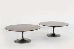 Set of "Tulip" Cocktail Tables in Oak by Eero Saarinen for Knoll, 1960s