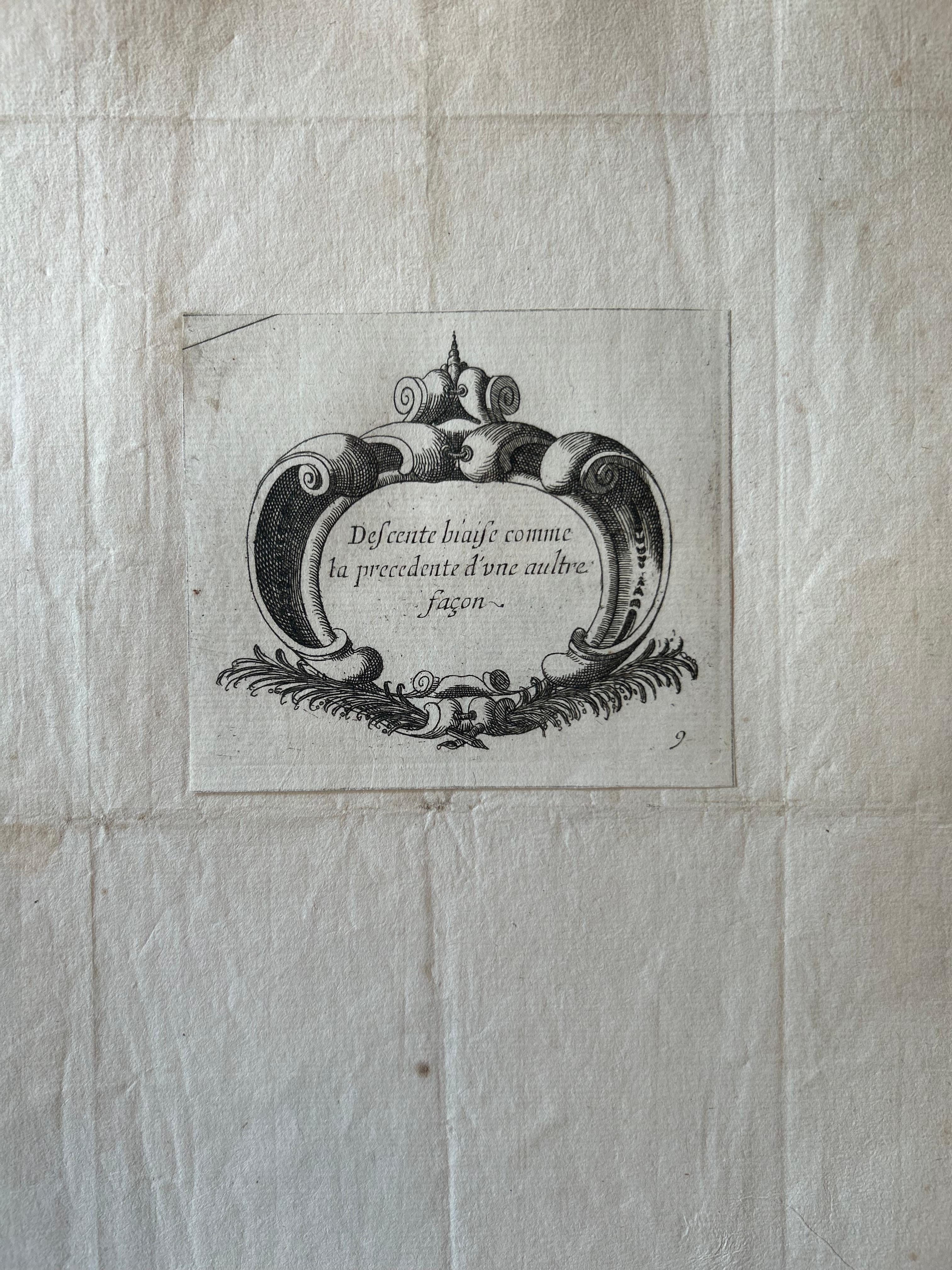 Papier Ensemble de douze dispositifs d'impression du XVIIIe siècle en vente