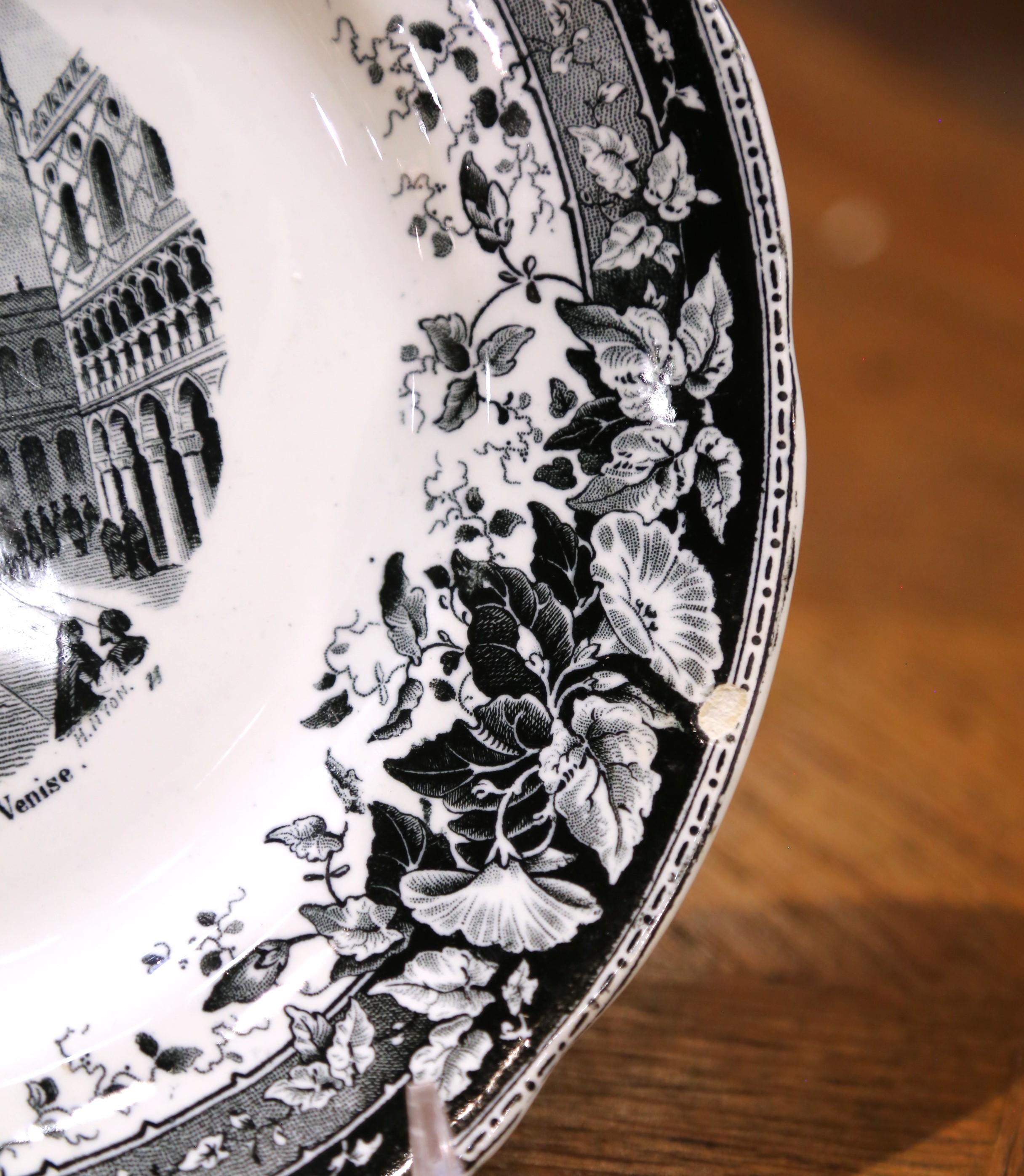 Napoleon III Set of Twelve 19th C. French Choisy-le-Roi Dessert Plates “Campagnes Militaires” For Sale