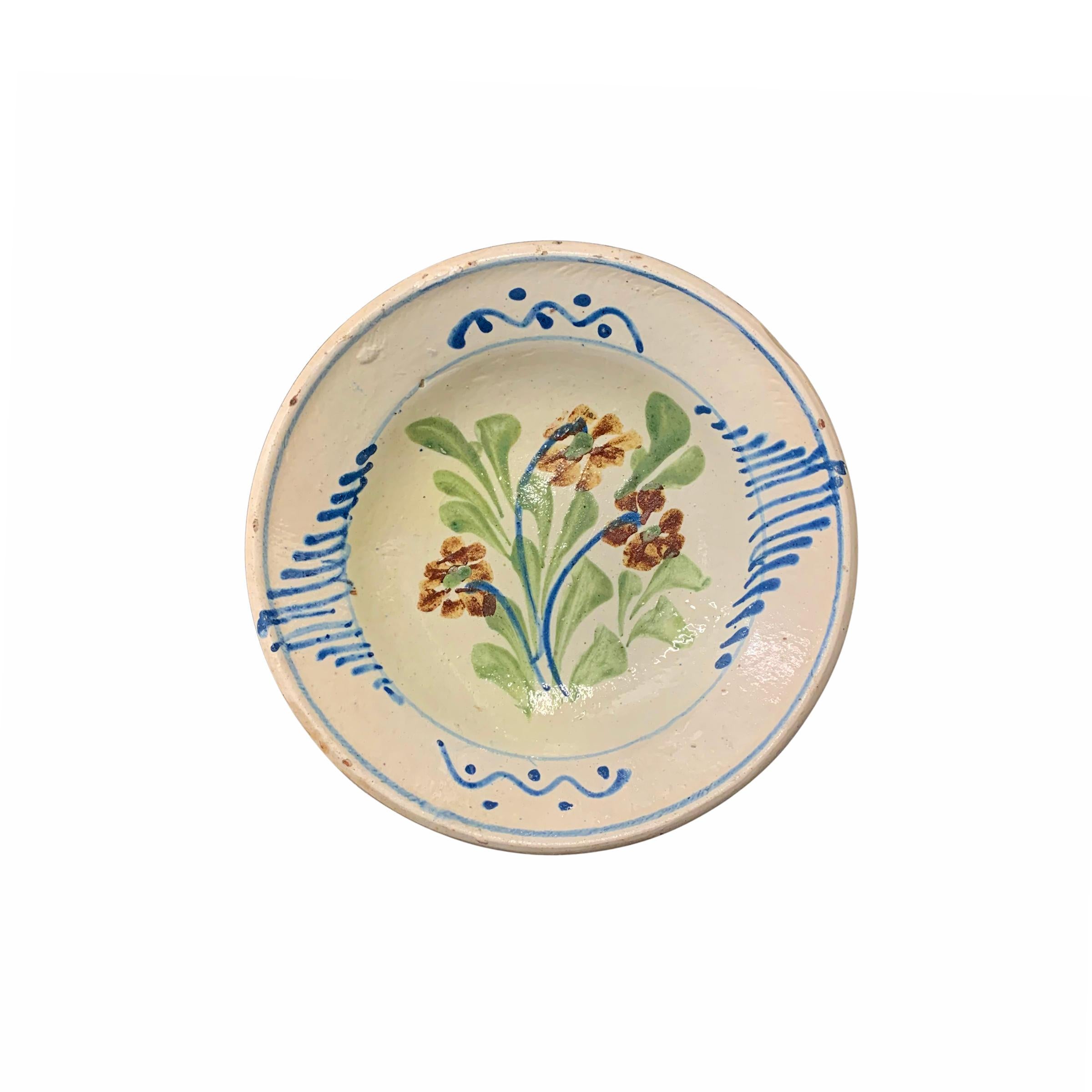 Glazed Set of Twelve 19th Century Hungarian Ceramic Bowls