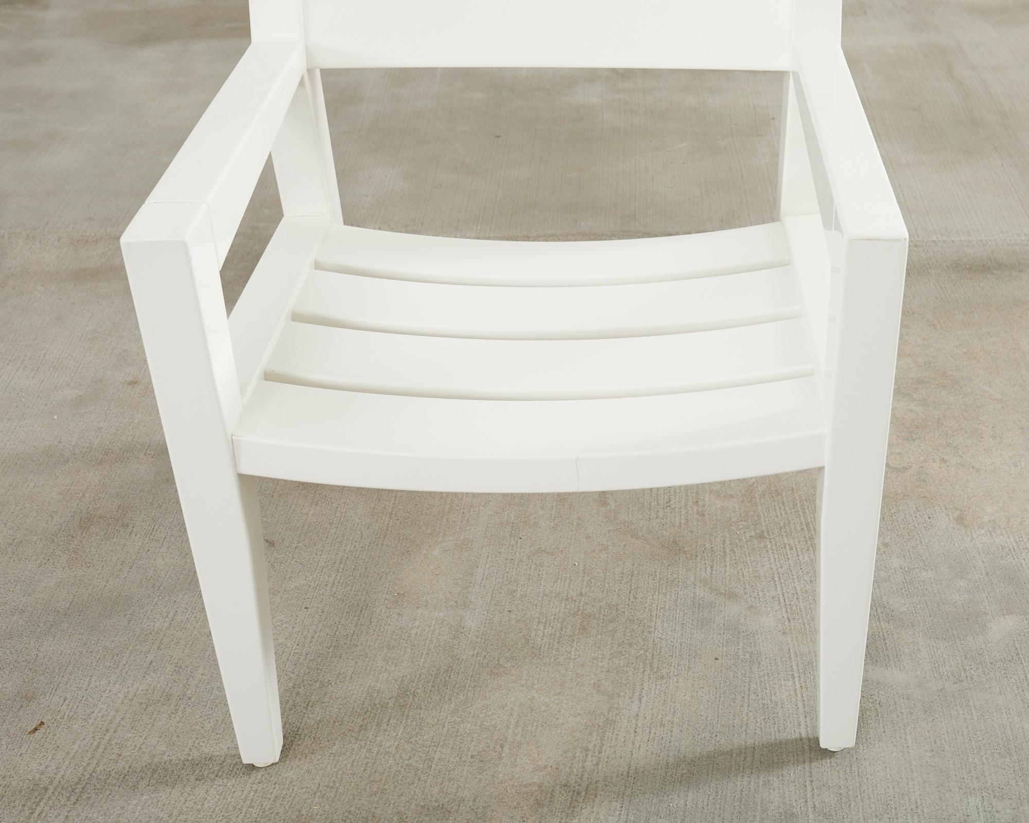 Ensemble de douze chaises de salle à manger Angela Adams pour Weatherend Yacht Garden en vente 4